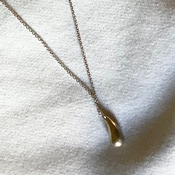 Tiffany & Co. Jewelry - Authentic Tiffany Tear Drop Silver Necklace